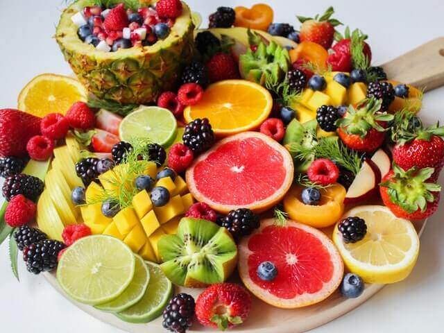 Las frutas tropicales.