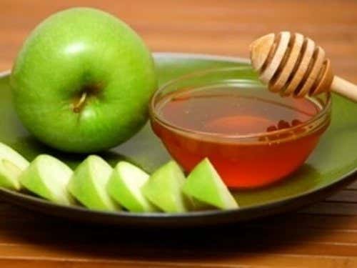 manzana-verde-y-miel