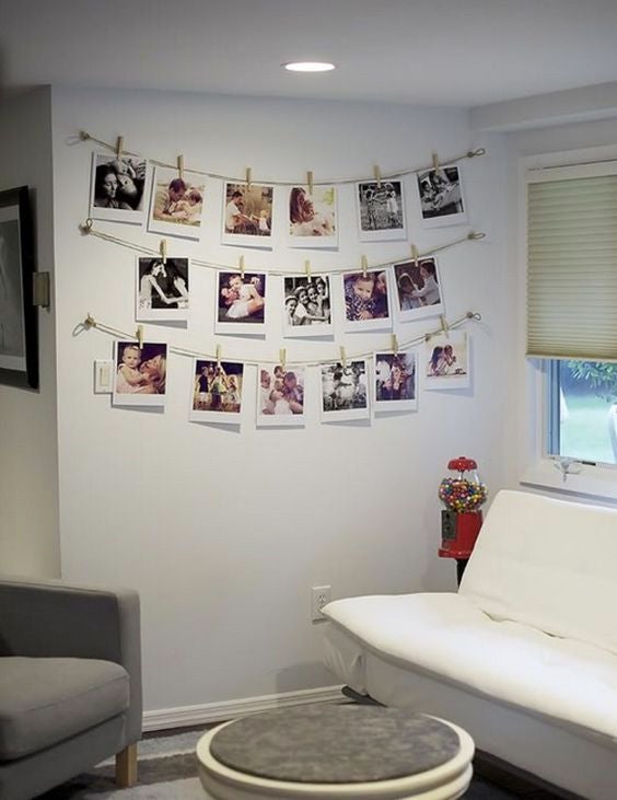 12 fabulosas ideas para decorar tu habitación con fotografías