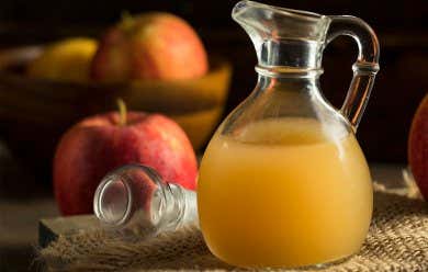 Vinagre de maçã para eliminar as impurezas 