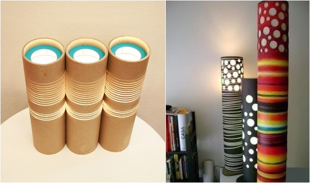 10 maneras curiosas de reciclar tubos de cartón