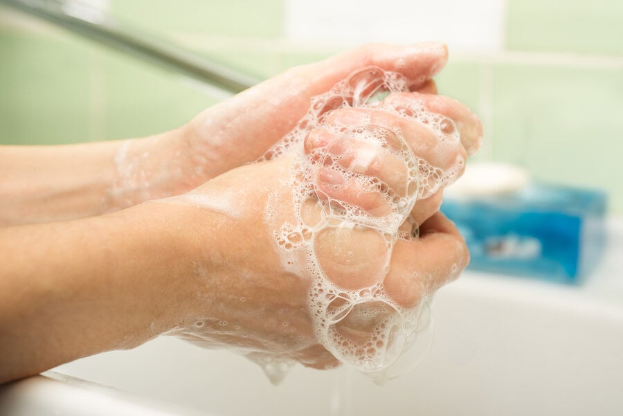 Diabetes y coronavirus: lavarse las manos